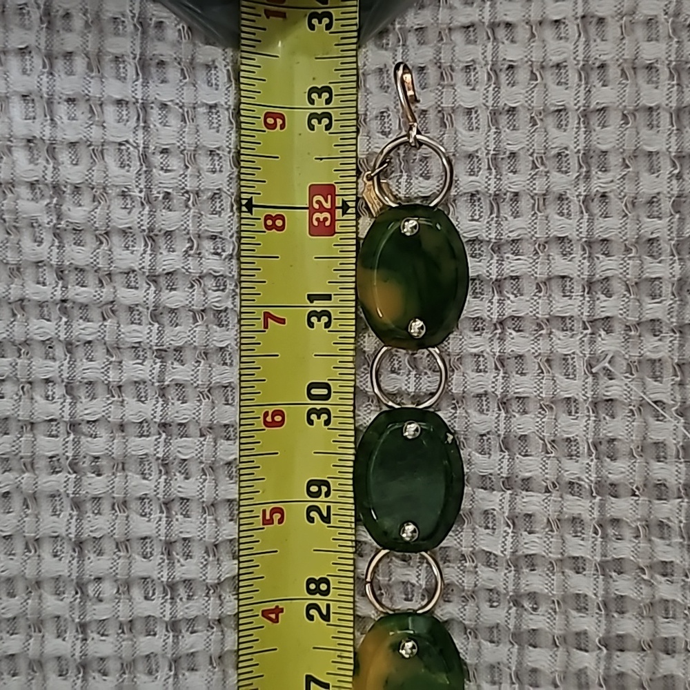 Christian Dior green link belt. Pristine vintage piece - Picture 6 of 8